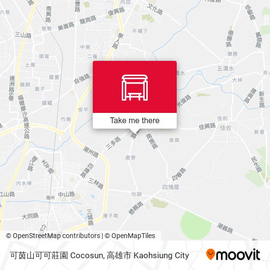 可茵山可可莊園 Cocosun map