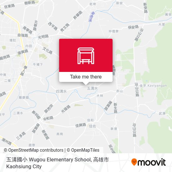 五溝國小 Wugou Elementary School map