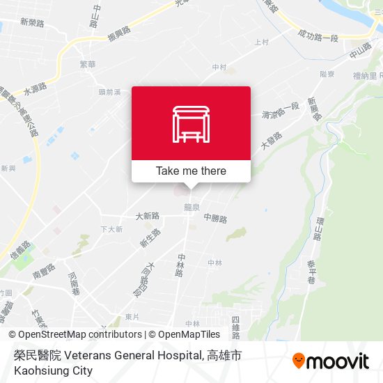 榮民醫院 Veterans General Hospital地圖