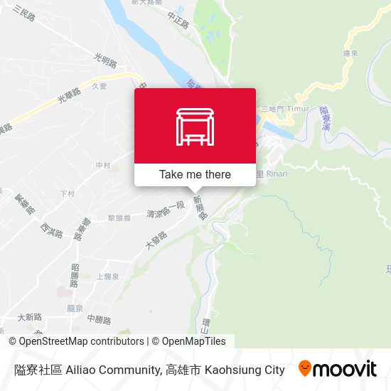 隘寮社區 Ailiao Community map