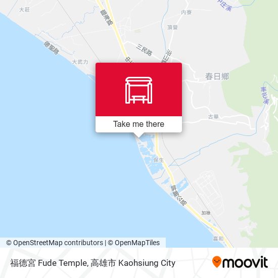 福德宮 Fude Temple map