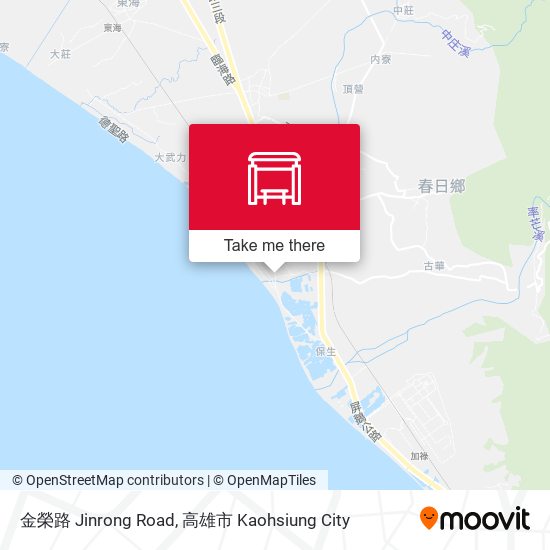 金榮路 Jinrong Road map