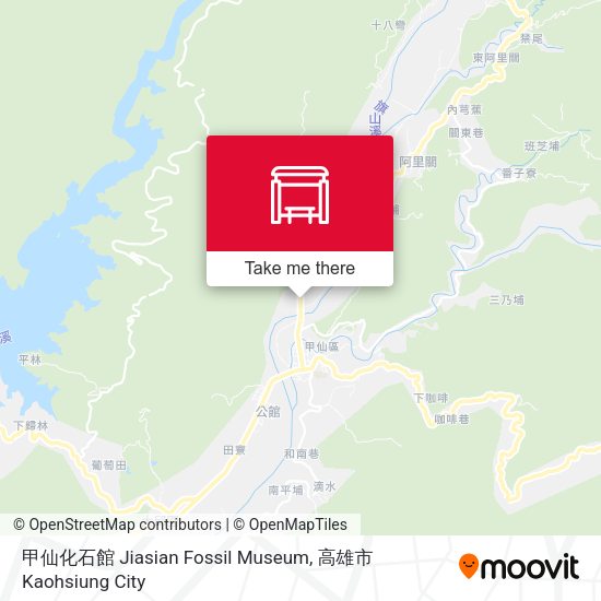 甲仙化石館 Jiasian Fossil Museum map