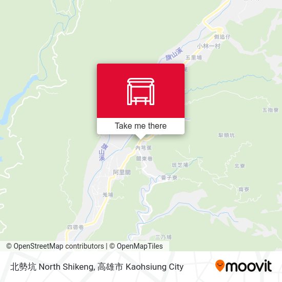 北勢坑 North Shikeng map