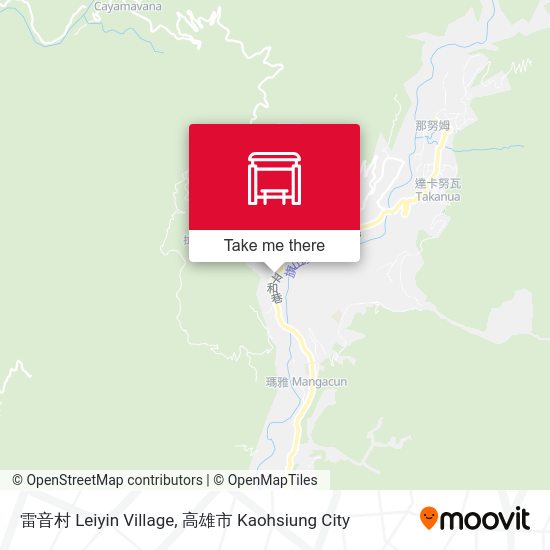 雷音村 Leiyin Village地圖