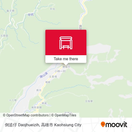 倒追仔 Daojhueizih地圖