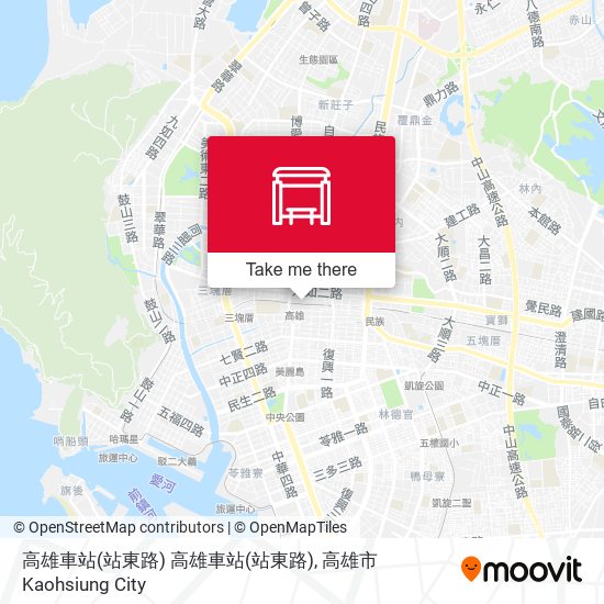 高雄車站(站東路) 高雄車站(站東路) map