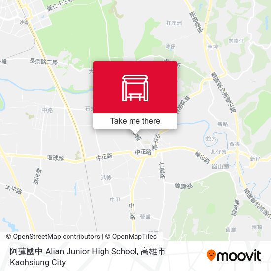 阿蓮國中 Alian Junior High School map