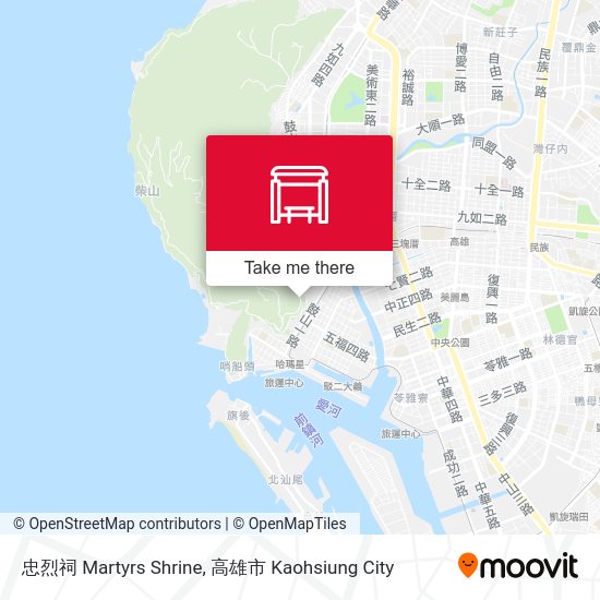 忠烈祠 Martyrs Shrine map