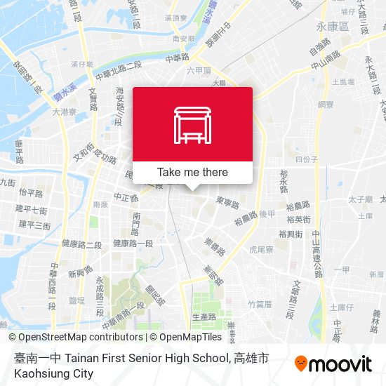 臺南一中 Tainan First Senior High School map