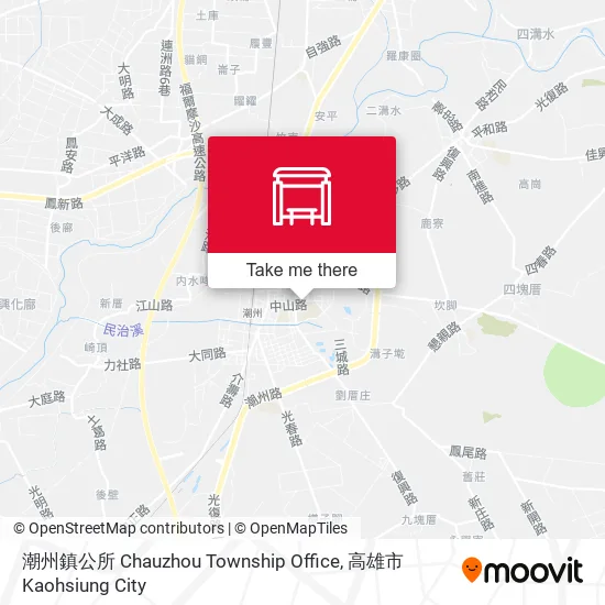 潮州鎮公所 Chauzhou Township Office map
