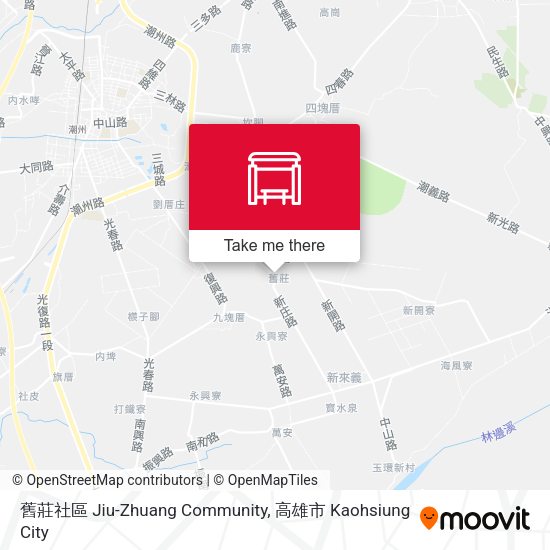 舊莊社區 Jiu-Zhuang Community map