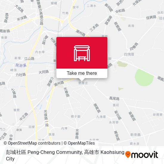 彭城社區 Peng-Cheng Community map