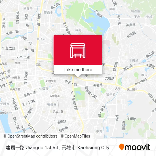 建國一路 Jianguo 1st Rd. map