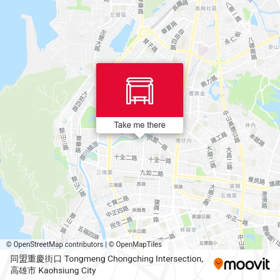 同盟重慶街口 Tongmeng Chongching Intersection map