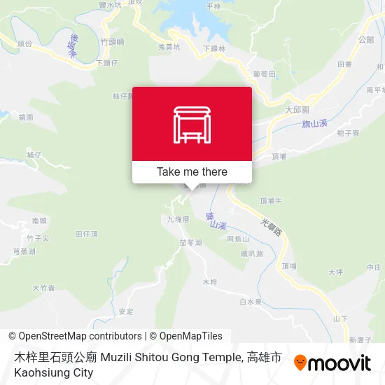 木梓里石頭公廟 Muzili Shitou Gong Temple地圖