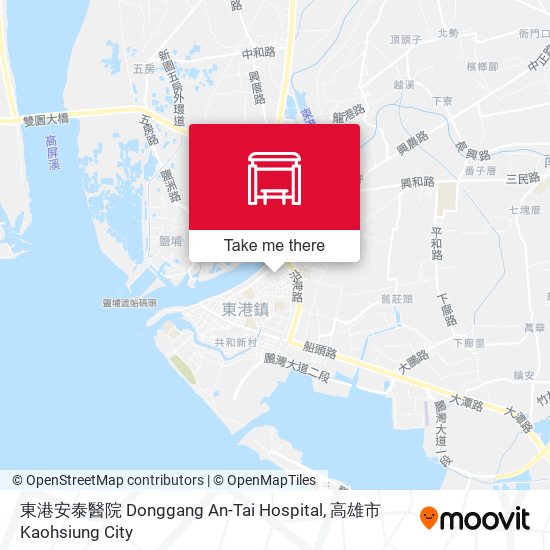 東港安泰醫院 Donggang An-Tai Hospital map