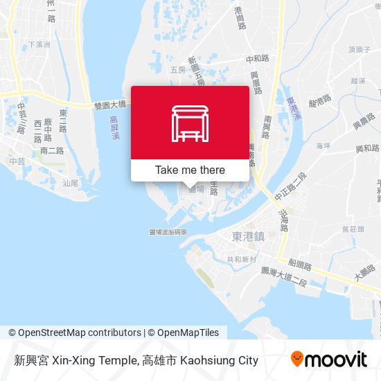 新興宮 Xin-Xing Temple map