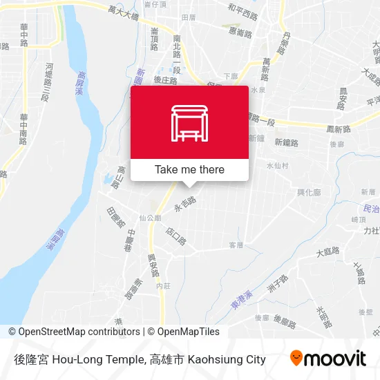 後隆宮 Hou-Long Temple map