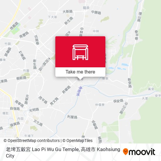老埤五穀宮 Lao Pi Wu Gu Temple map
