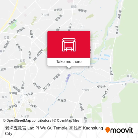 老埤五穀宮 Lao Pi Wu Gu Temple地圖