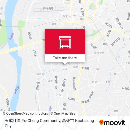 玉成社區 Yu-Cheng Community map