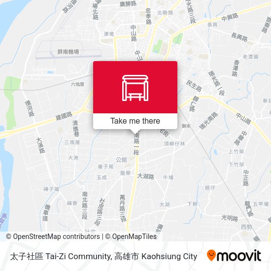 太子社區 Tai-Zi Community map