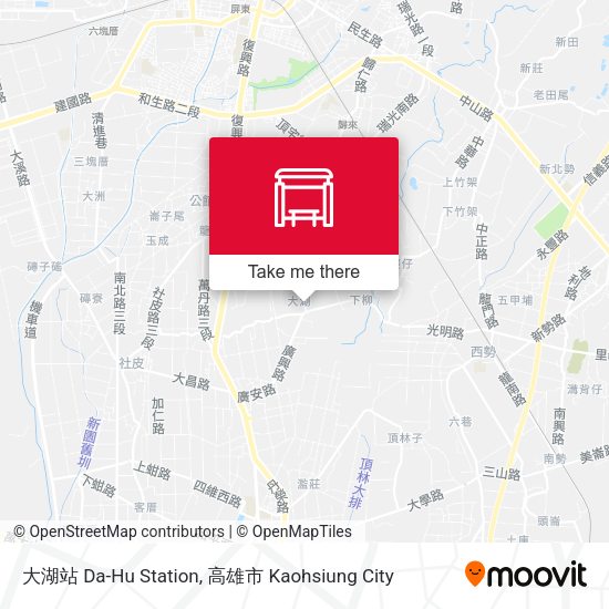 大湖站 Da-Hu Station地圖