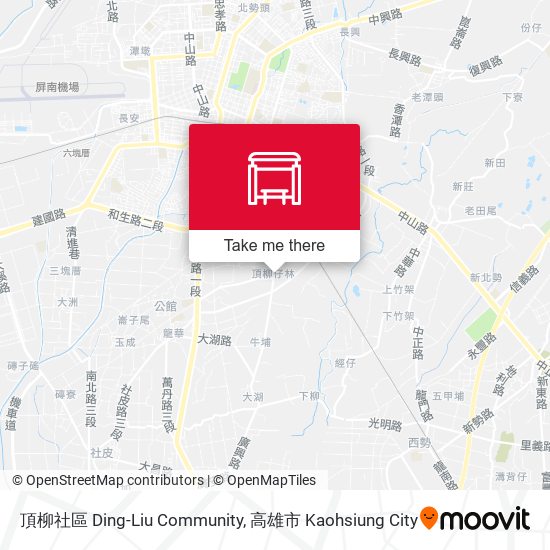 頂柳社區 Ding-Liu Community map
