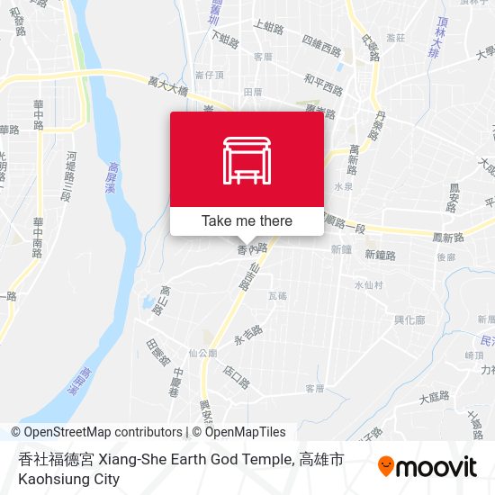 香社福德宮 Xiang-She Earth God Temple地圖