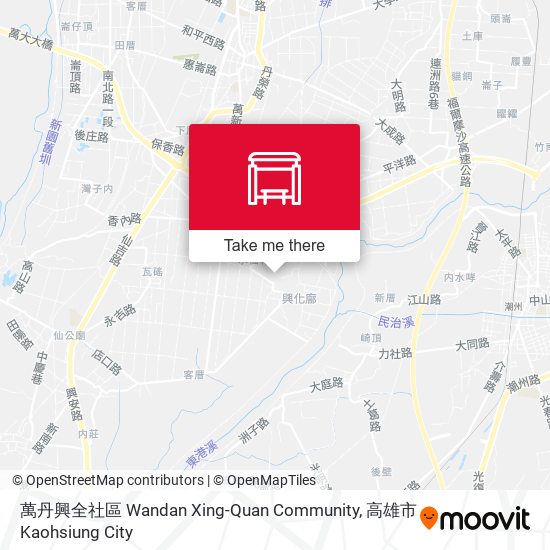 萬丹興全社區 Wandan Xing-Quan Community map