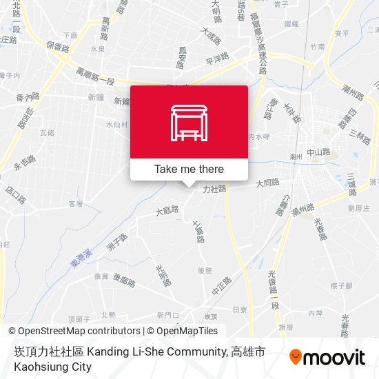 崁頂力社社區 Kanding Li-She Community地圖
