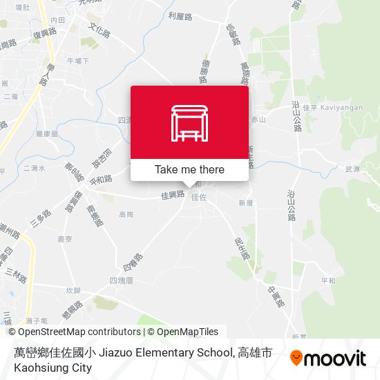 萬巒鄉佳佐國小 Jiazuo Elementary School map