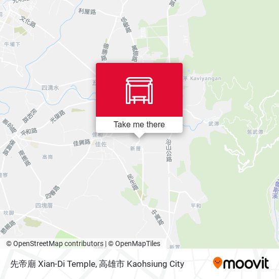 先帝廟 Xian-Di Temple地圖