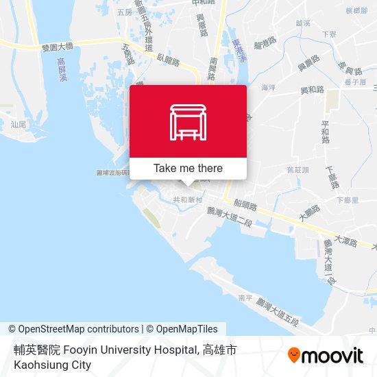 輔英醫院 Fooyin University Hospital map