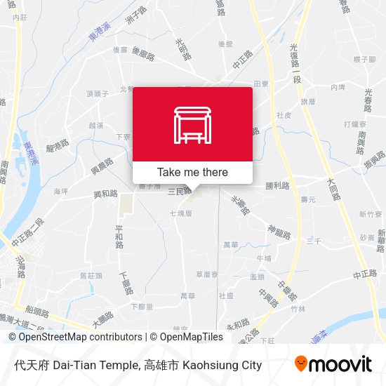 代天府 Dai-Tian Temple地圖