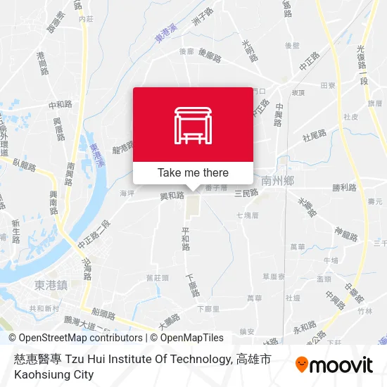 慈惠醫專 Tzu Hui Institute Of Technology地圖