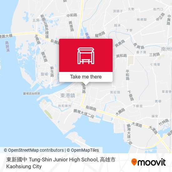 東新國中 Tung-Shin Junior High School map