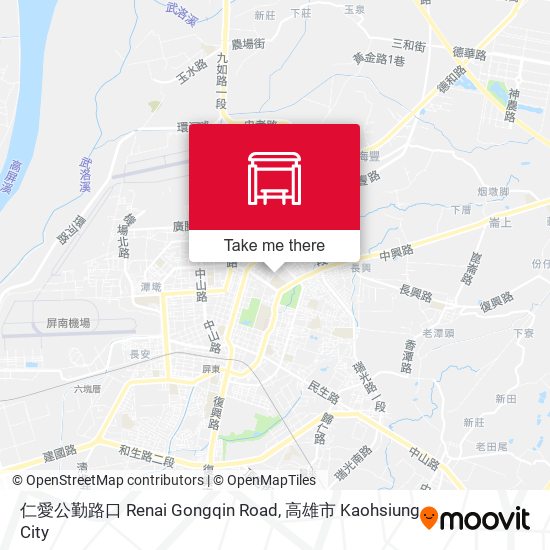 仁愛公勤路口 Renai Gongqin Road map