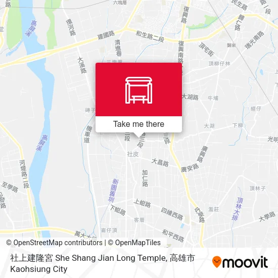 社上建隆宮 She Shang Jian Long Temple地圖