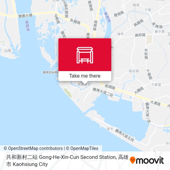 共和新村二站 Gong-He-Xin-Cun Second Station地圖