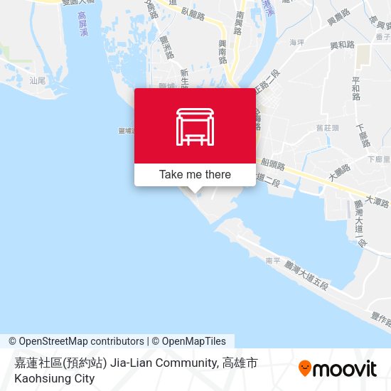 嘉蓮社區(預約站) Jia-Lian Community map