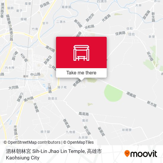 泗林朝林宮 Sih-Lin Jhao Lin Temple map