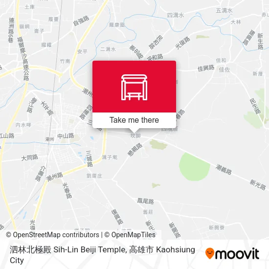 泗林北極殿 Sih-Lin Beiji Temple地圖