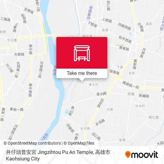 井仔頭普安宮 Jingzihtou Pu An Temple地圖