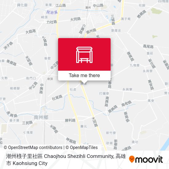 潮州檨子里社區 Chaojhou Shezihli Community地圖
