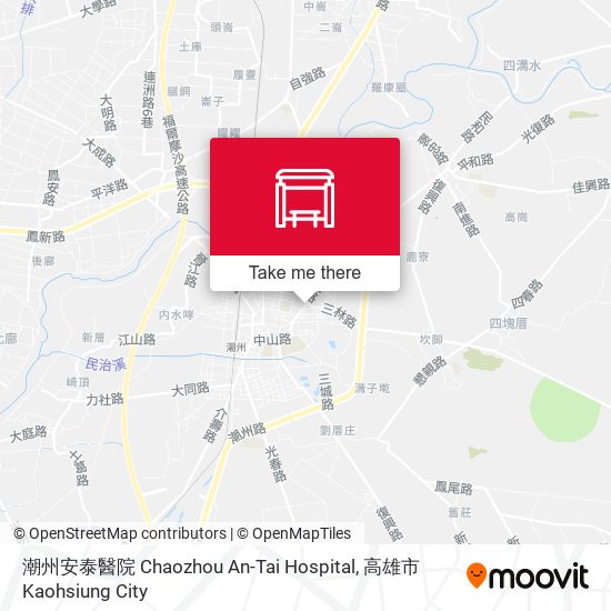 潮州安泰醫院 Chaozhou An-Tai Hospital map