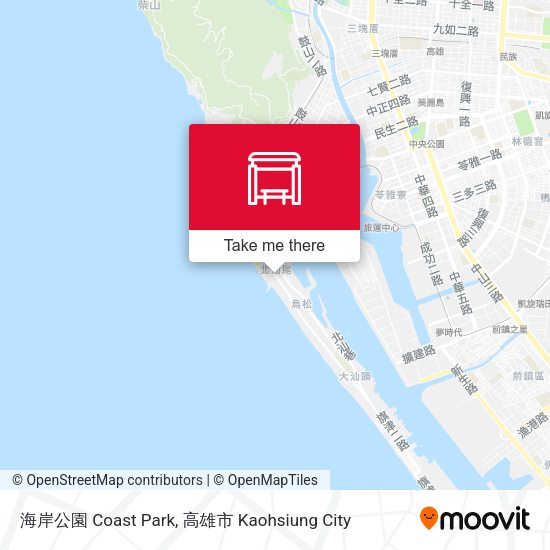 海岸公園 Coast Park地圖