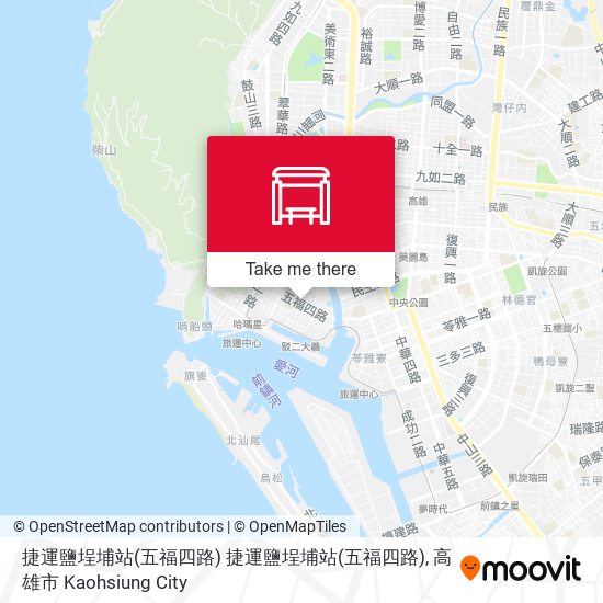 捷運鹽埕埔站(五福四路) 捷運鹽埕埔站(五福四路) map