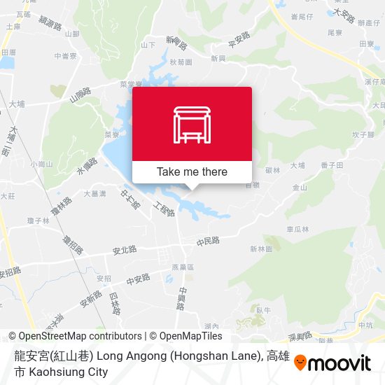 龍安宮(紅山巷) Long Angong (Hongshan Lane) map